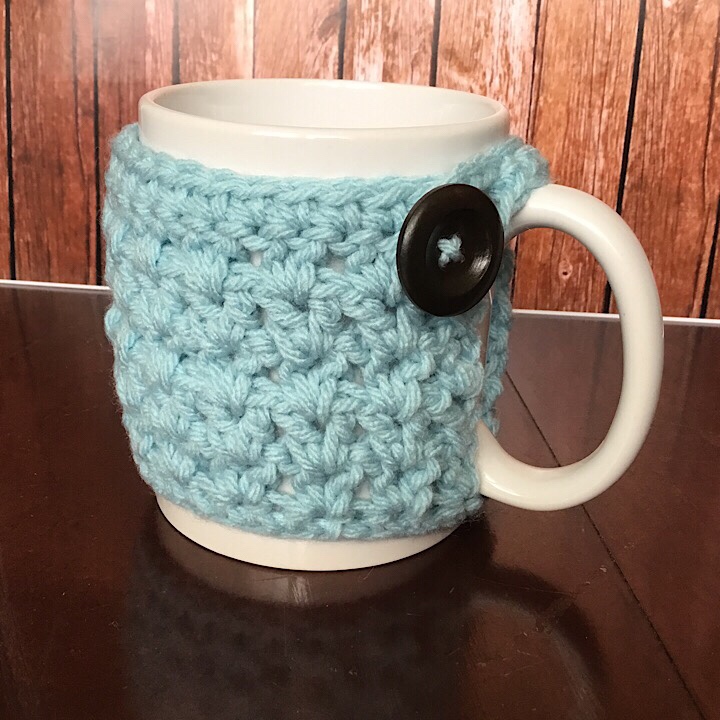 Crochet Mug Cozy | Handmade by Haniyyah Blue