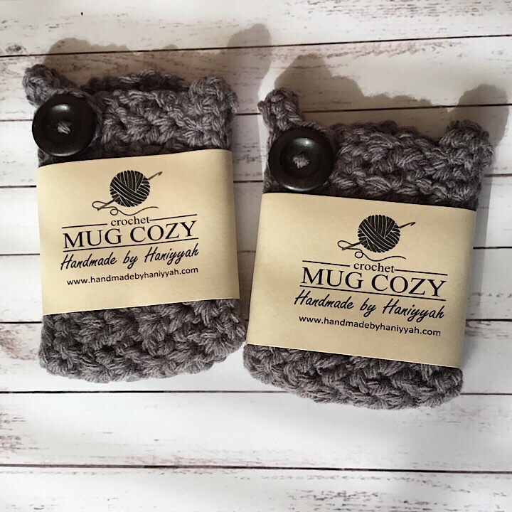 Miranda's Mug Cozy in Grey