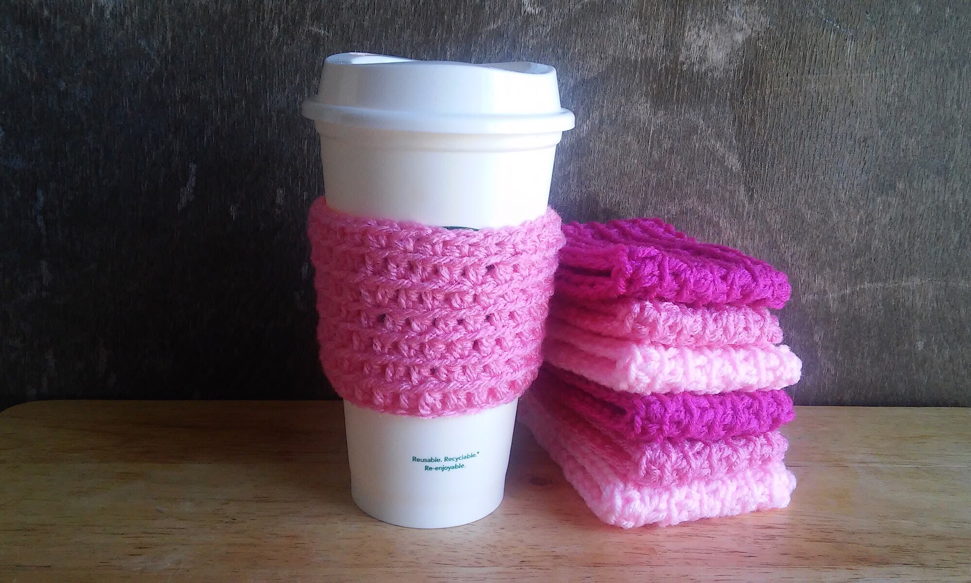 Crochet Cup Cozies by Haniyyah