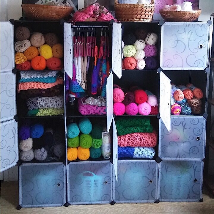 New Yarn Stash Organizer Handmade By Haniyyah