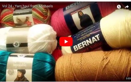 Yarn haul from Michaels