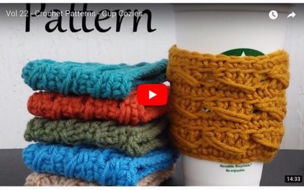 How to crochet cup cozies