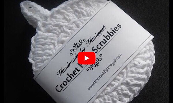 How to crochet face scrubbies