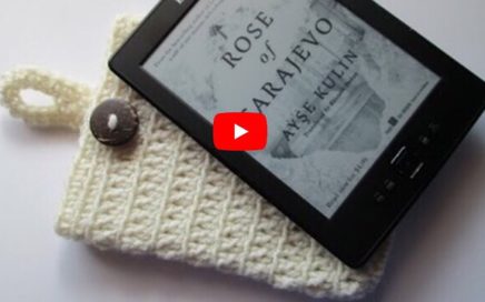 Crochet cover for Kindle ereader