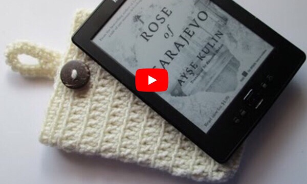 Crochet cover for Kindle ereader