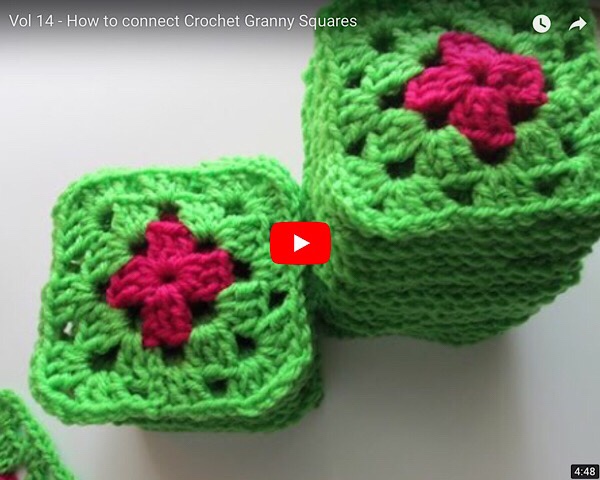 How to connect granny squares