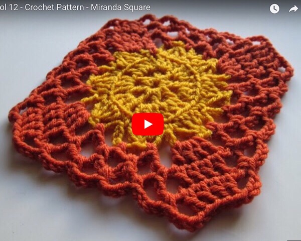 How to crochet the Miranda square