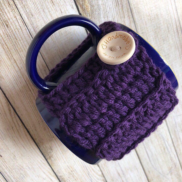 Haniyyah's Mug Cozy in Royal Purple
