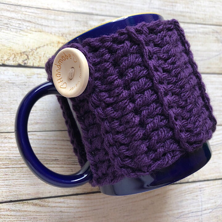 Haniyyah's Mug Cozy in Royal Purple