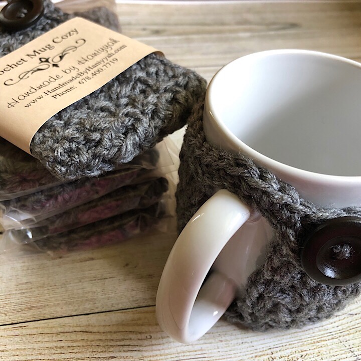 Miranda's Mug Cozy in Grey