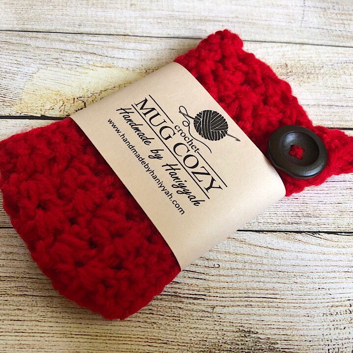Miranda's Mug Cozy in Red