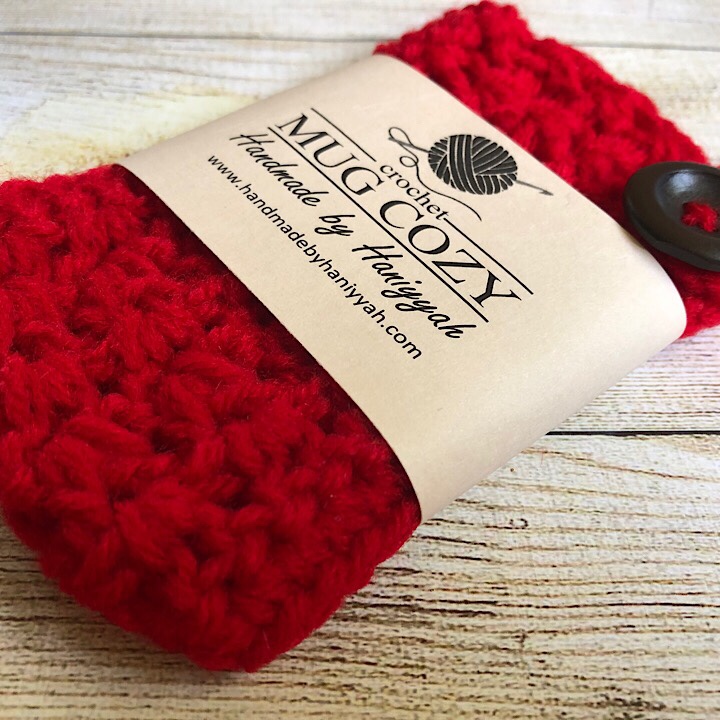 Miranda's Mug Cozy in Red