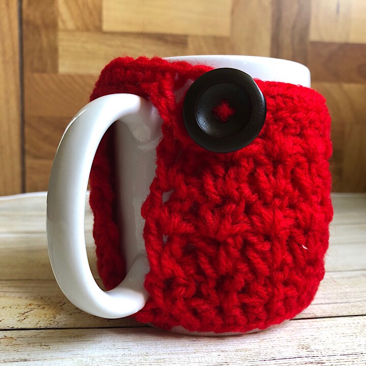 Miranda's Mug Cozy in Red