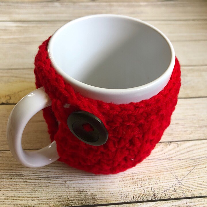 Miranda's Mug Cozy in Red