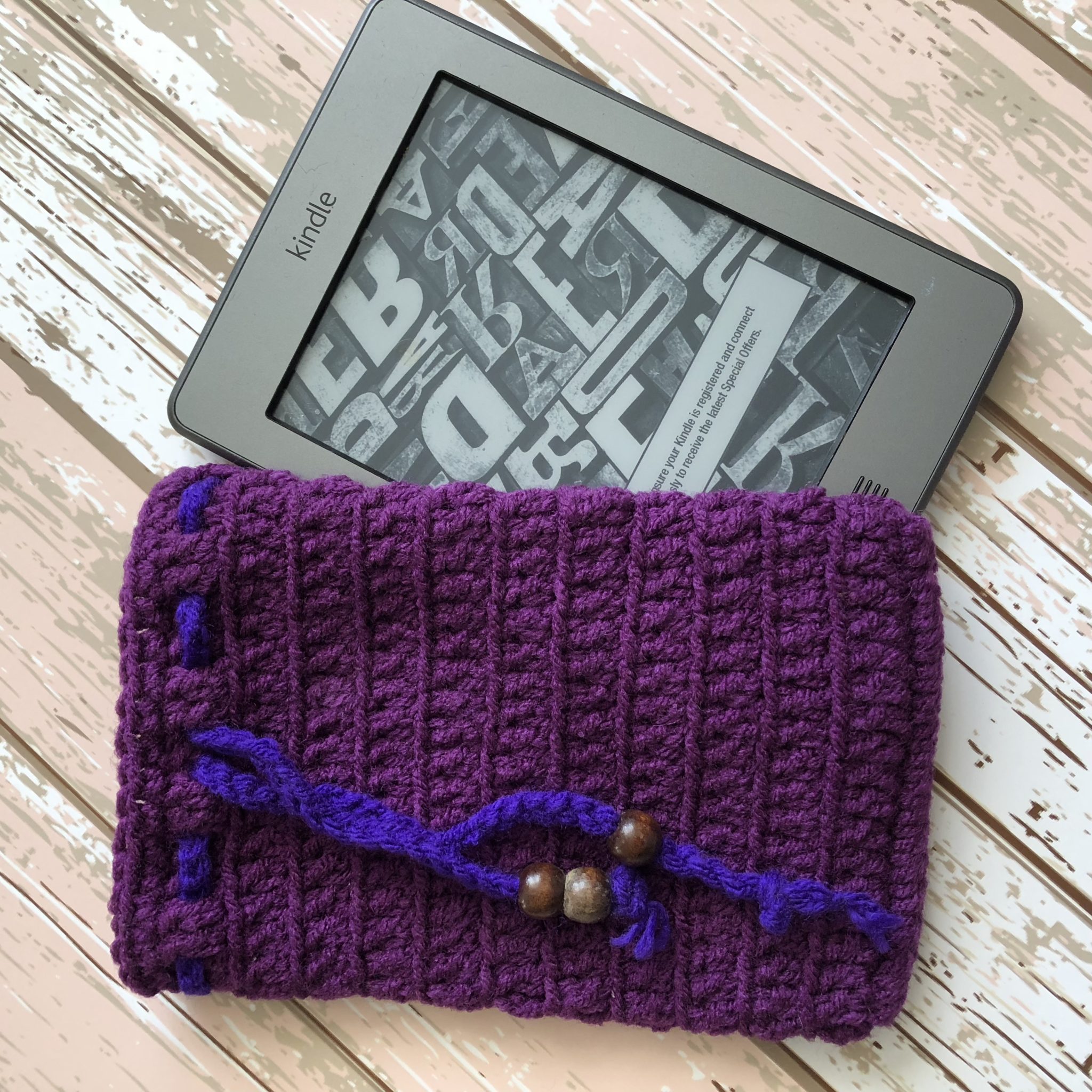 Kindle e-reader Crochet Cover