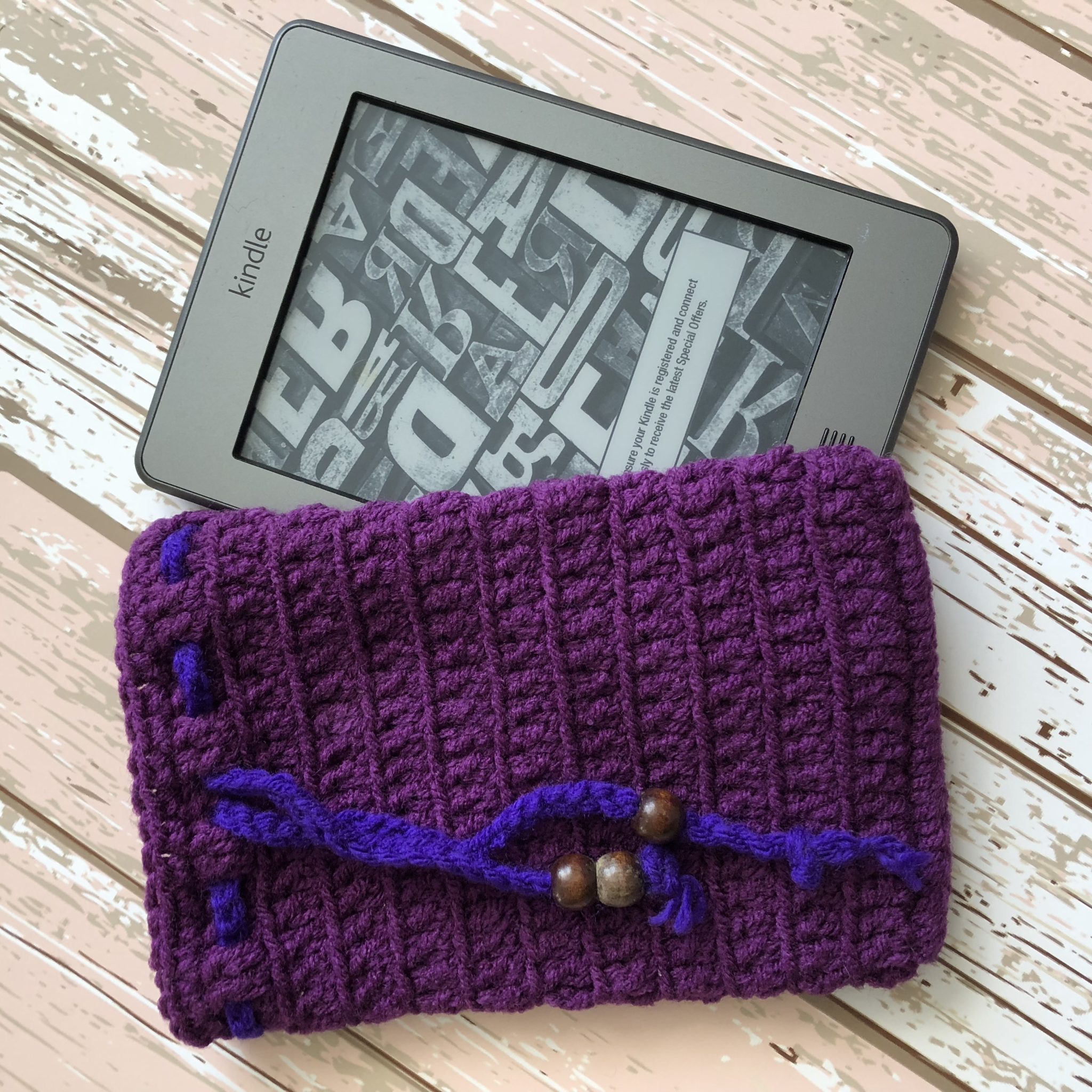 Kindle e-reader Crochet Cover