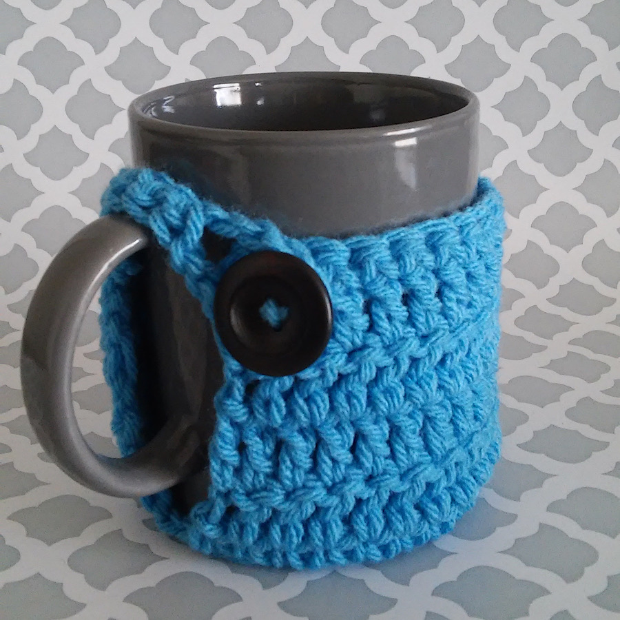 Handmade by Haniyyah Crochet Mug Cozy with bottom