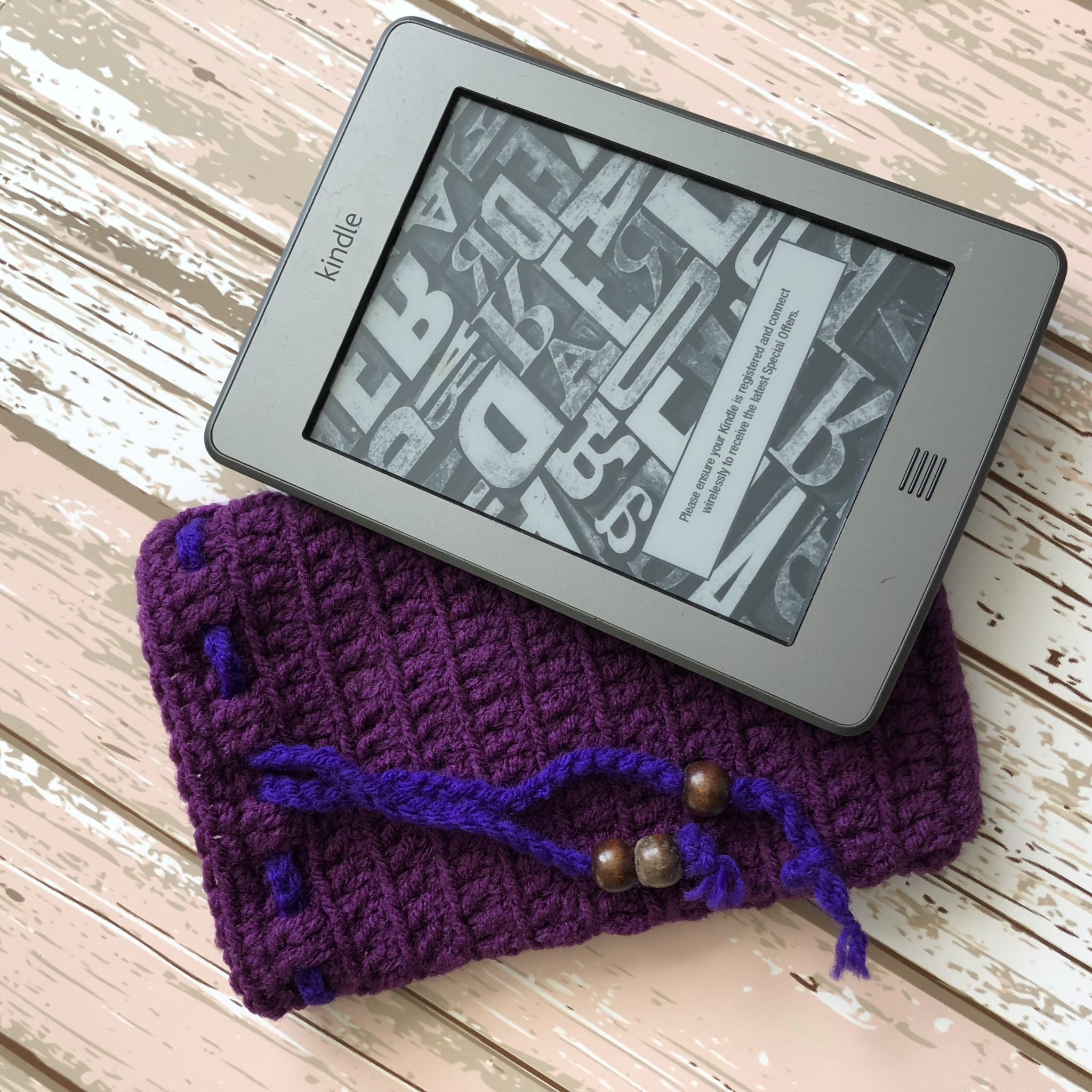 Kindle e-reader Crochet Cover