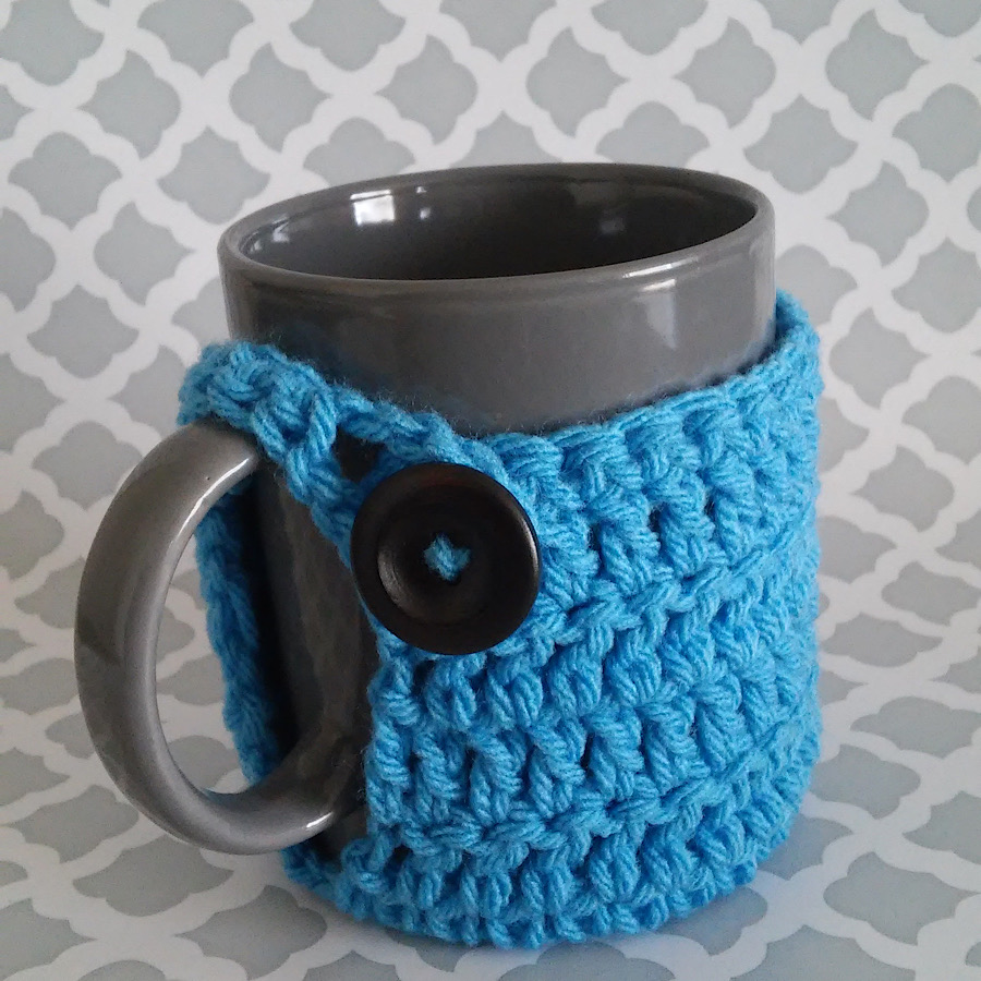 Handmade by Haniyyah Crochet Mug Cozy with bottom