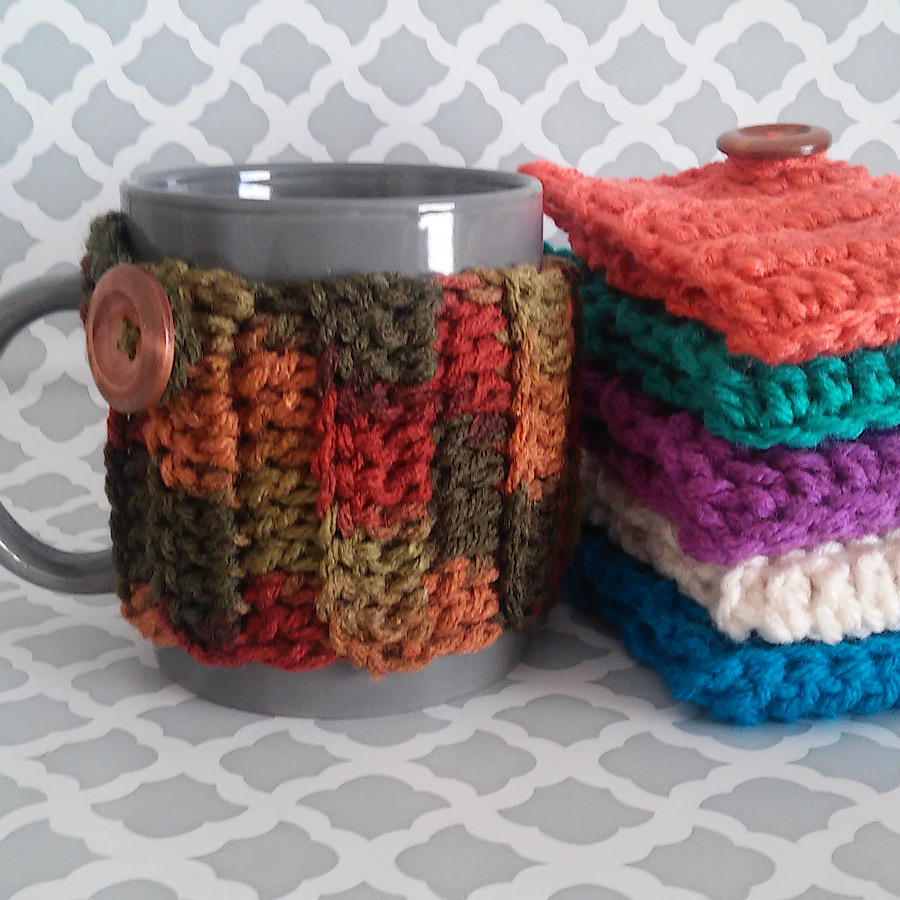 Set of Crochet Mug Cozies