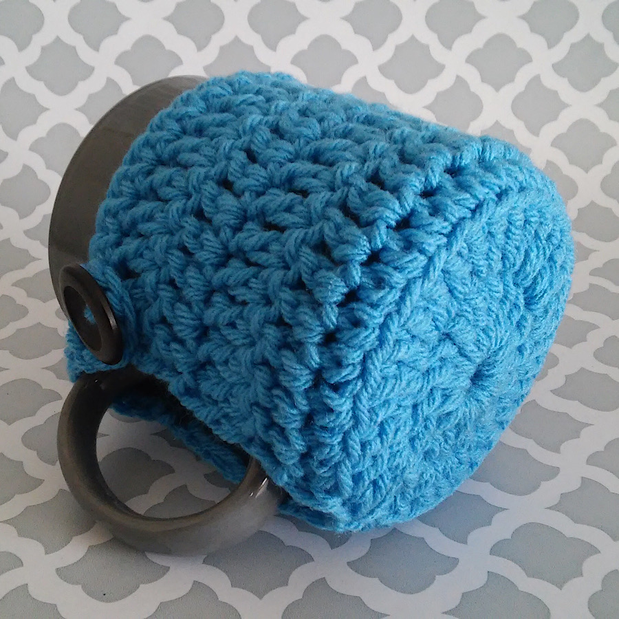 Handmade by Haniyyah Crochet Mug Cozy with bottom