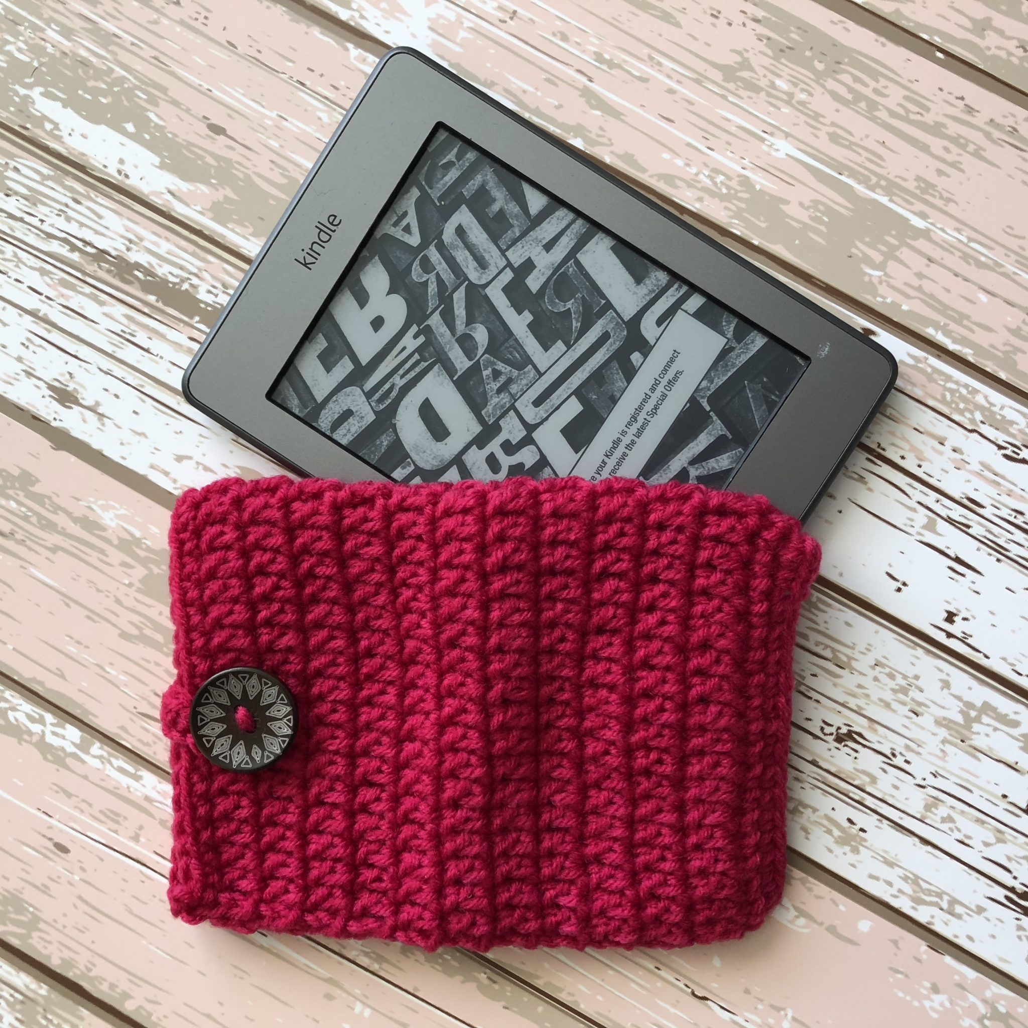 Kindle e-reader Crochet Cover