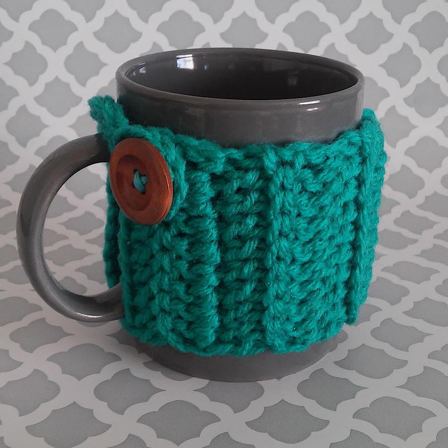 Haniyyah's Mug Cozy in Teal