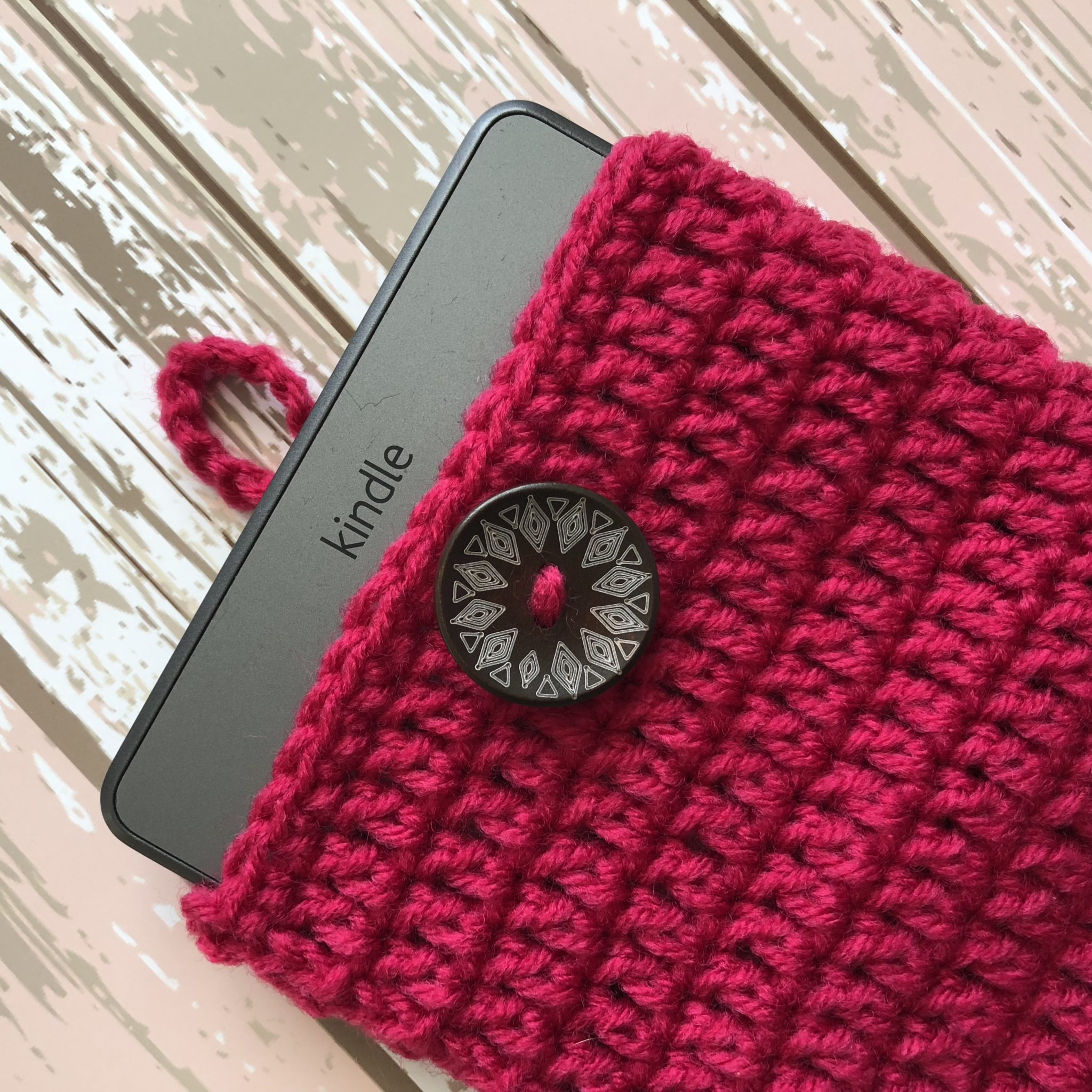 Kindle e-reader Crochet Cover