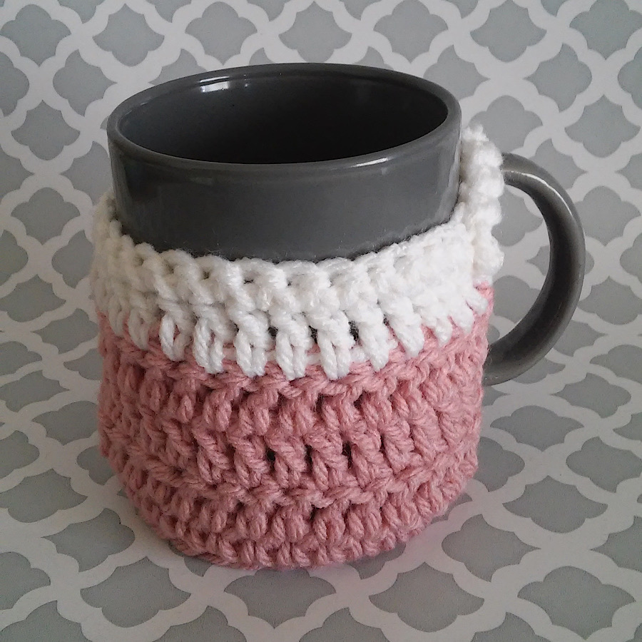 Handmade by Haniyyah Crochet Mug Cozy with bottom