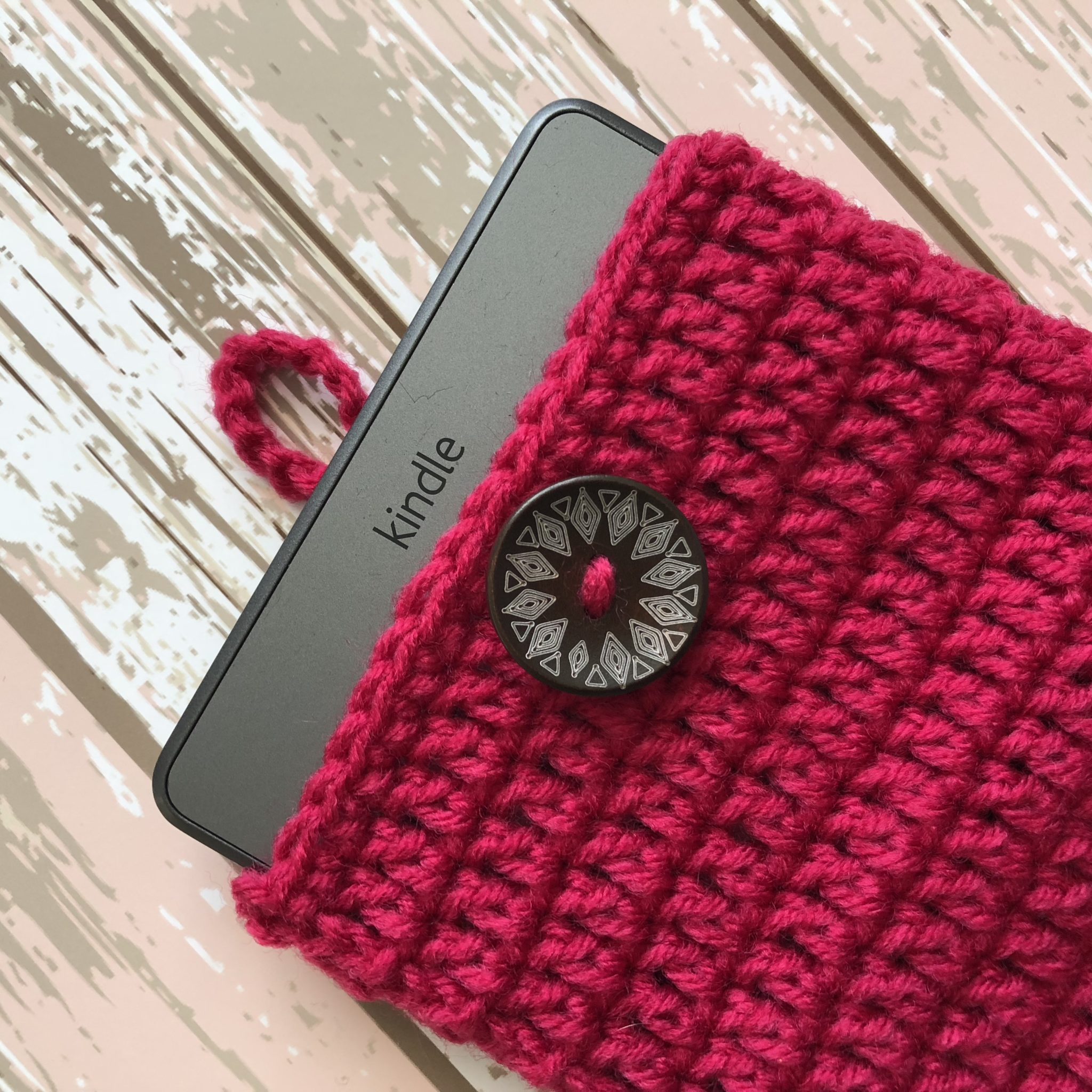 Kindle e-reader Crochet Cover