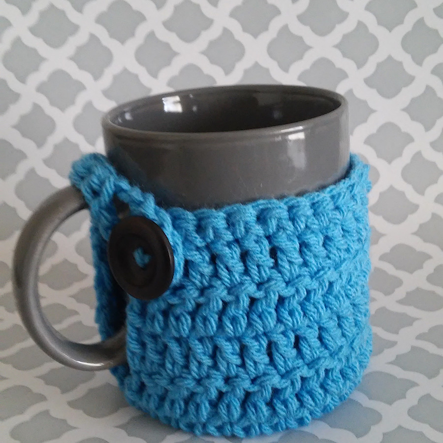 Handmade by Haniyyah Crochet Mug Cozy with bottom