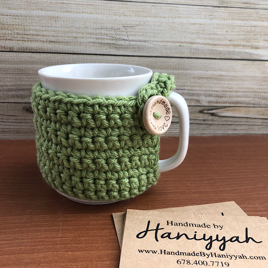 Handmade by Haniyyah Crochet Mug Cozies