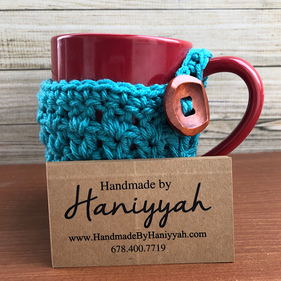 Handmade by Haniyyah Crochet Mug Cozies