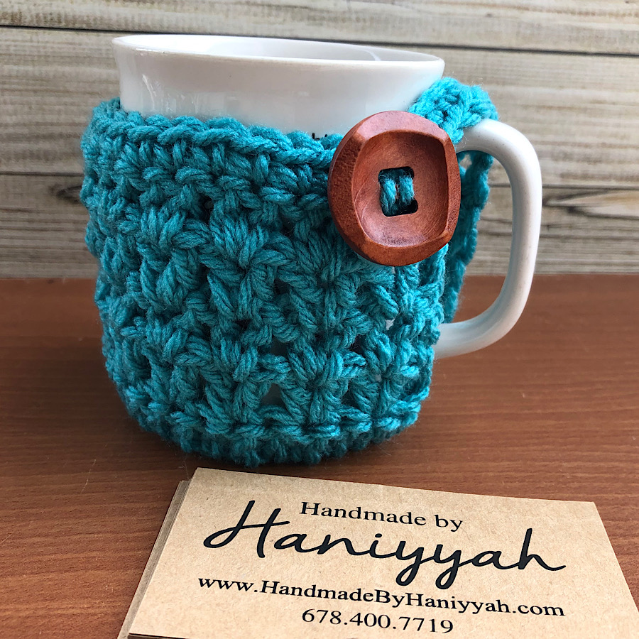 Handmade by Haniyyah Crochet Mug Cozies