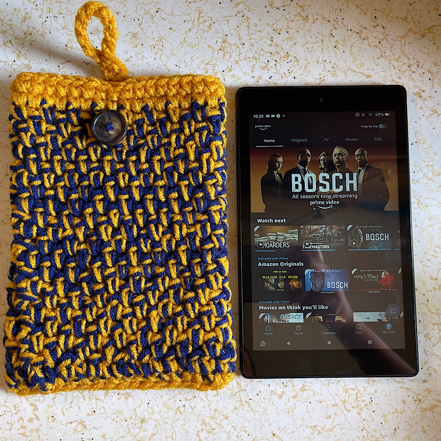 Crochet Cover for 8" Kindle Tablet