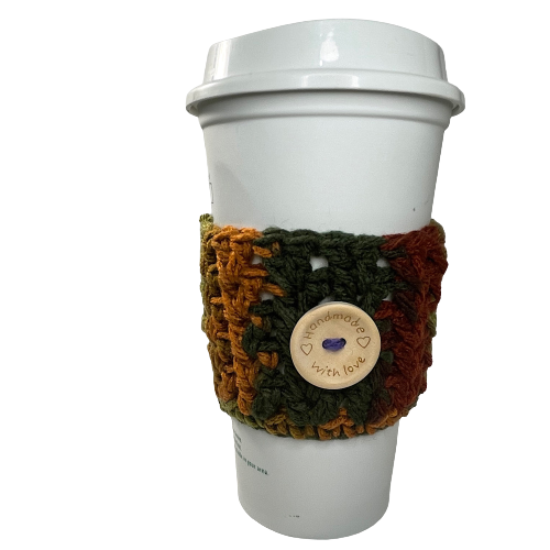 Autumn Inspired Crochet Cup Cozy