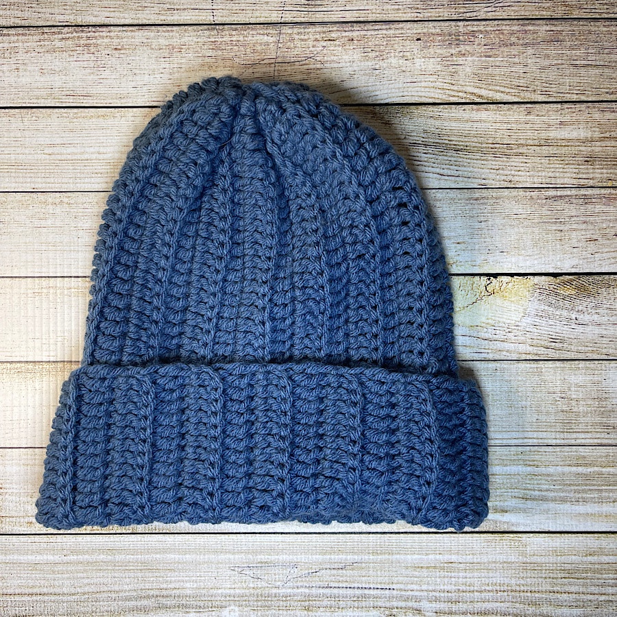 Blue Crochet Hat