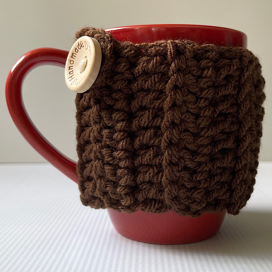 Haniyyah’s Crochet Mug Cozies Brown