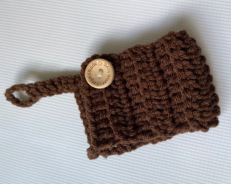 Haniyyah’s Crochet Mug Cozies Brown