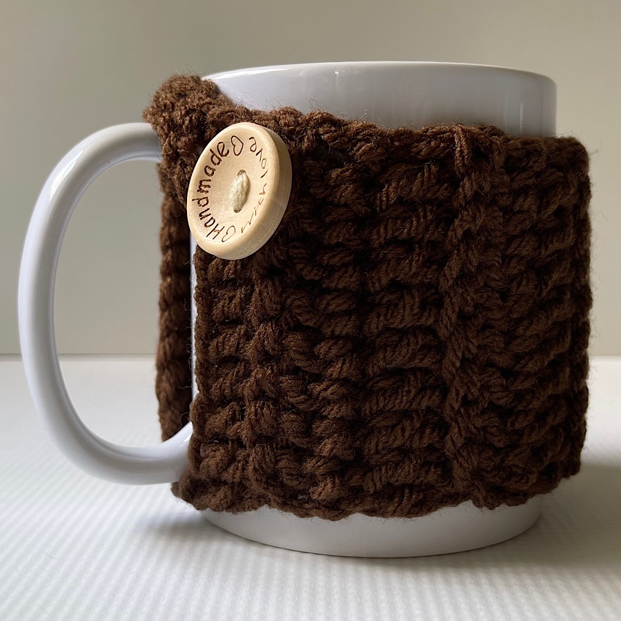 Haniyyah’s Crochet Mug Cozies Brown