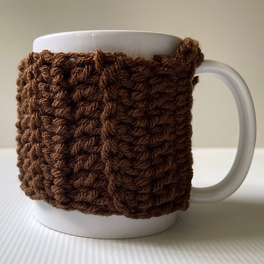 Haniyyah’s Crochet Mug Cozies Brown