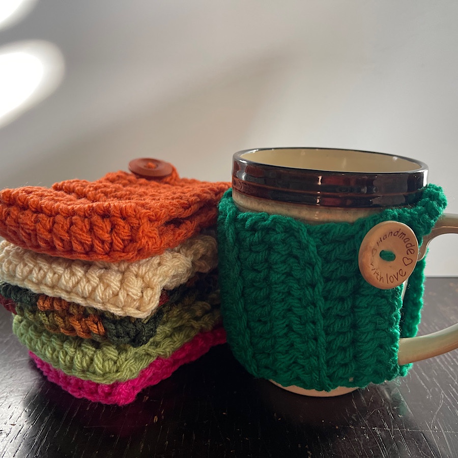 Haniyyah’s Crochet Mug Cozies