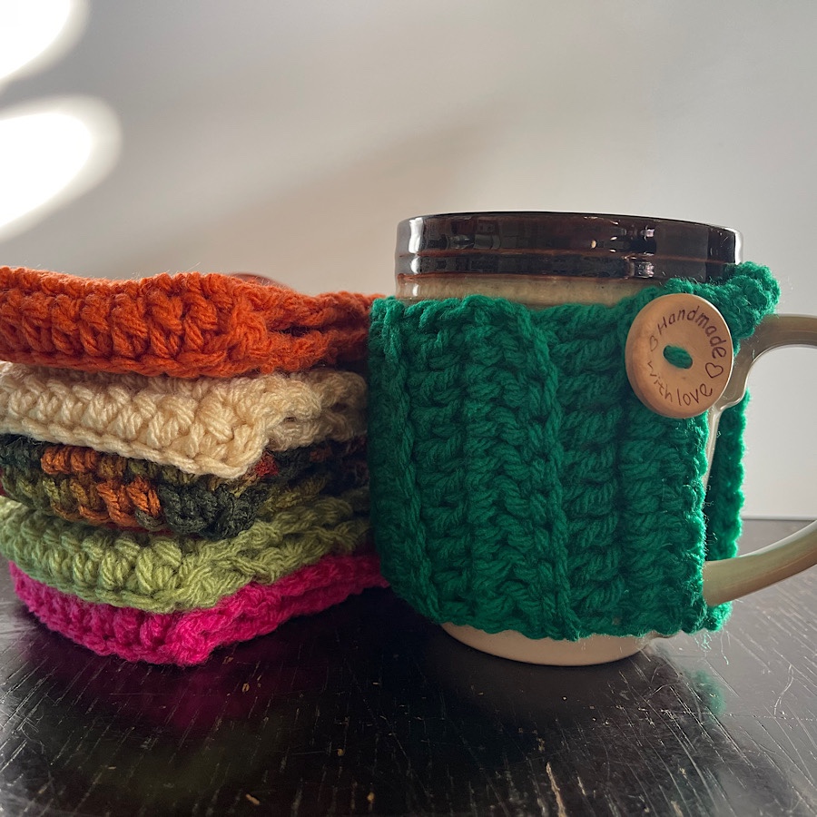 Haniyyah’s Crochet Mug Cozies