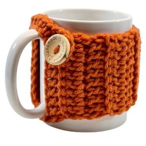 Haniyyah's Mug Cozy in Orange