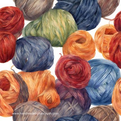 Colorful balls of yarn - Free Clipart