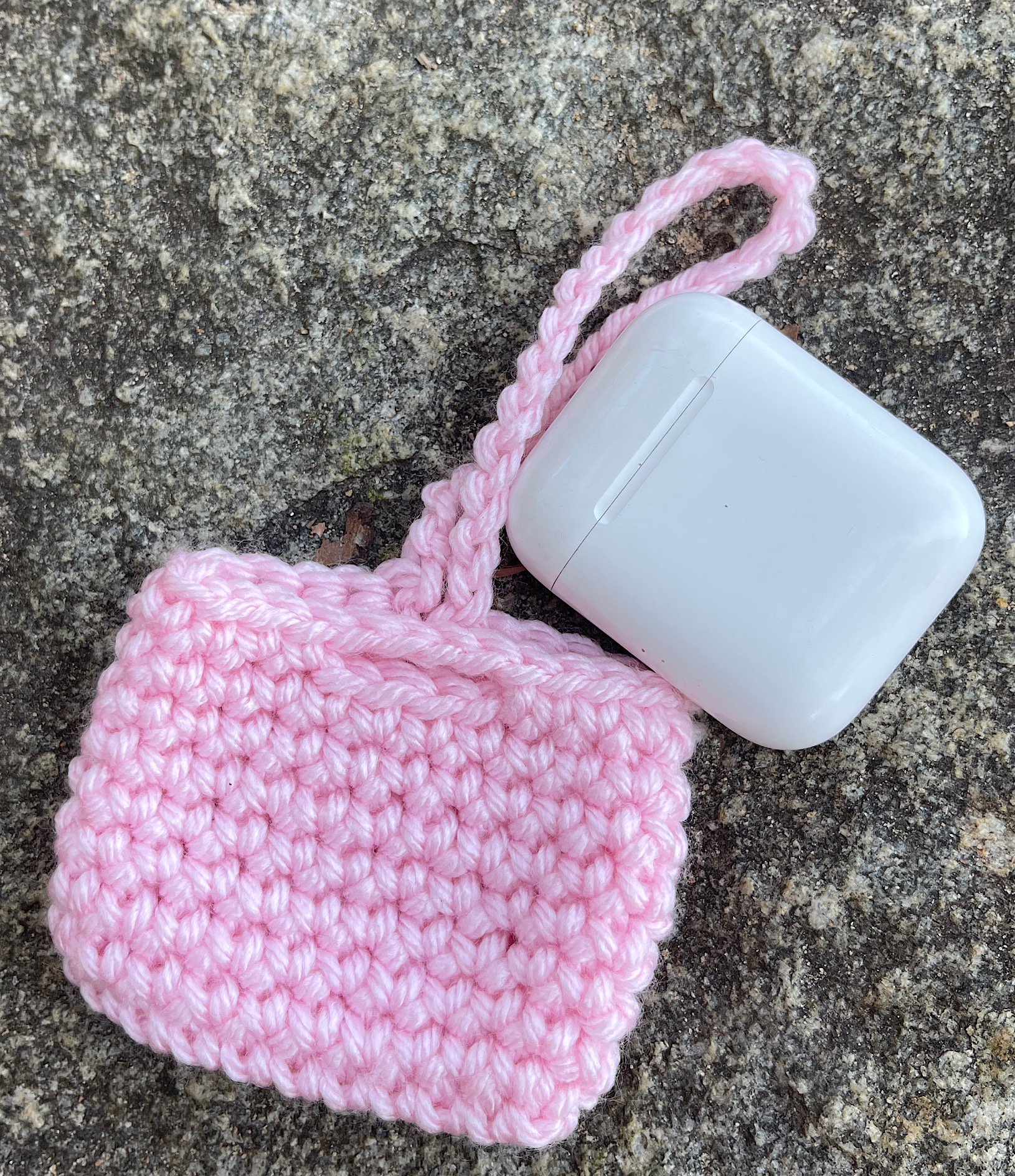 Handmade crochet airpods pro case