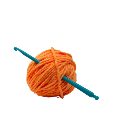 Ball of Yarn and Crochet Hook