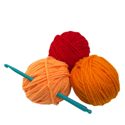 Ball of Yarn and Crochet Hook