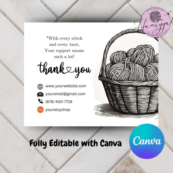 Thank You Card Template - Edition 6 - Image 2