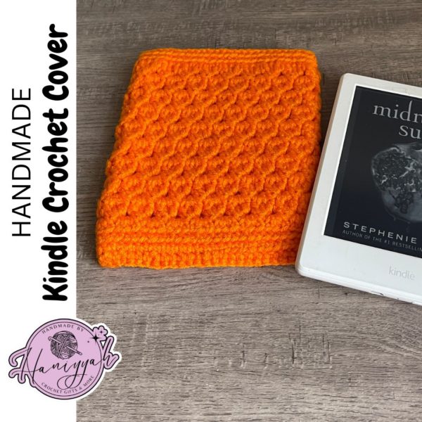 Sleeve Cover for Amazon Kindle in Pumpkin Orange - Image 3